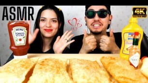 'ASMR COMIDA PASTEL GIGANTE ( FRANGO COM CATUPIRY & PASTEL ESPECIAL) BRAZILIAN FOOD (MUKBANG/咀嚼音/大食い)'