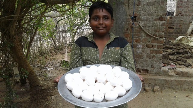 '100 Duck EGG gravy..prepared by small boy suppu/VILLAGE FOOD SAFARI'