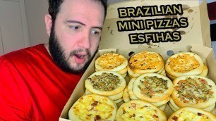 'Brazilian Mini Pizza Esfihas food review (is it any good?) - 외국인 먹방'