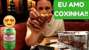 'Inglês Prova Comida Brasileiras (NA CHURRASCARIA)!!!'