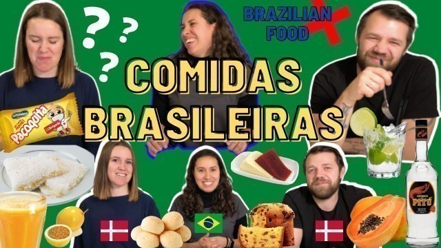 'GRINGOS PROVANDO COMIDA BRASILEIRA- (avaliando de 0 a 5) Tasting Crazy Brazilian Food 0 to 5'