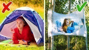 26 Clever Camping Tricks And Ideas || Must-Know Travel Hacks