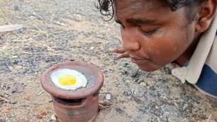 'Tiny Egg Omelette|சொப்பு சாமானில் காடை முட்டை ஆம்லெட்|World Smallest Omelette Making|Quail EggOmelet'