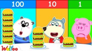 '100 Layers Food Challenge - Wolfoo Learns Good Manners for Kids When Eating Buffet | Wolfoo Channel'