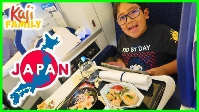 Ryan's Business Class Airplane Ride to Japan!!!