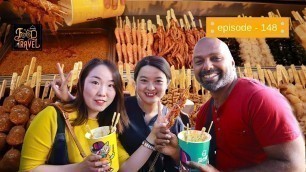 'ചൈനീസ് രുചികൾ | പാമ്പും, വെട്ടിലും, തേളും | Chinese Street Food in Wangfujing Street Beijing'