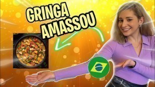 'GRINGA COZINHA MOQUECA DE CAMARÃO BRASILEIRA | Brazilian Food 