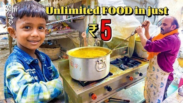 'Rs 5 UNLIMITED FOOD | NEKI di RASOI | Street Food India'