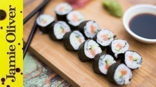 'Simple Salmon Sushi | Food Busker & Haste\'s Kitchen'