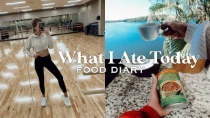 'WHAT I ATE TODAY // Food Diary (intuitive eating)'