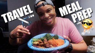 'TRAVEL MEAL PREP | COOKING IN MY HOTEL ROOM'