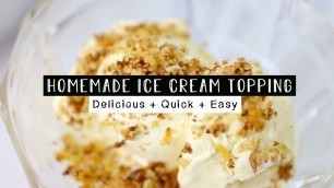 'EASY DIY ICE CREAM TOPPING / TRYING TIKTOK FOOD HACKS & RECIPES / JAXFOODHAX SWEET CITRUS CRUMB /'