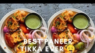 'Best Paneer Tikka Ever || Delhi Street Food|| Indian Street Food | Brown Munde Kitchen, Lajpat Nagar'