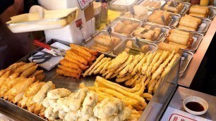 'Fish cakes and Fried foods - Korean street food'