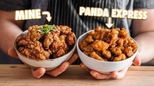 'Making Panda Express Orange Chicken At Home | But Better'