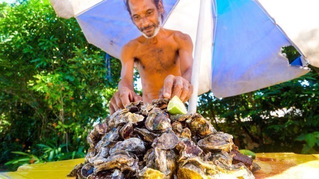 'Rio’s OYSTER MAN + Brazilian Seafood Claypot Fish in Rio de Janeiro, Brazil!'