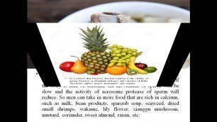 'Let Food Be  Your Medicine For Necrospermia'