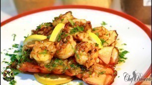 'Garlic And Butter Lobster & Shrimp Jamaican Dinner | Recipes By Chef Ricardo'