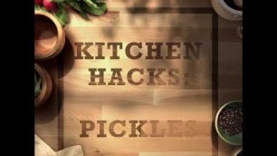 'Find A Vegan Way: Kitchen Hacks: Pickles'