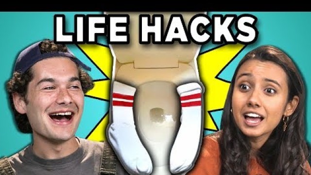 '10 Life Hacks You Need To Know With College Kids #2 (React)'