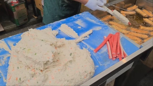 '반야월 오일장 어묵파는 부부 Making Fish Cake in Korean Market l Korean Street Foods'