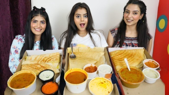 '3 Type of Masala Dosa Eating Challenge | Masala Dosa Eating Competition | Food Challenge'