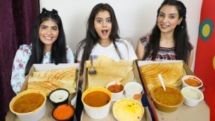 '3 Type of Masala Dosa Eating Challenge | Masala Dosa Eating Competition | Food Challenge'