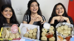 '4 Types Of Momos Eating Challenge | Momos Eating Competition | Food Challenge'