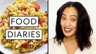 'Everything Ayesha Curry Eats in a Day | Food Diaries: Bite Size | Harper’s BAZAAR'