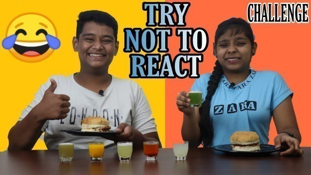 'TRY NOT TO REACT CHALLENGE || BJ FOOD CHANNEL || BHAVIK JOSHI || PRIYANI JOSHI || BJ ||'