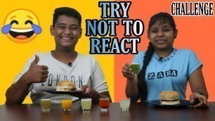 'TRY NOT TO REACT CHALLENGE || BJ FOOD CHANNEL || BHAVIK JOSHI || PRIYANI JOSHI || BJ ||'