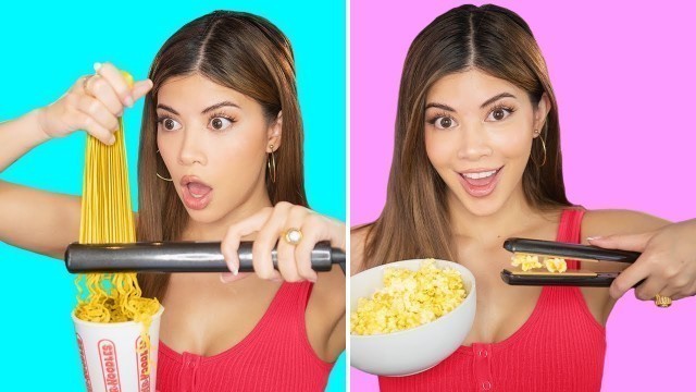 'Trying Genius Viral DIY Food Hacks'