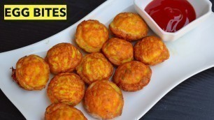 10 Min Egg Bites Recipe / Easy & Quick Breakfast Recipe / Tasty Recipes / Egg Recipes