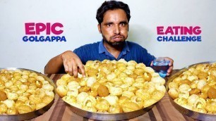 'Most Epic Golgappa Eating Challenge | Panipuri/Golgappe Eating Competition | Food Challenges'