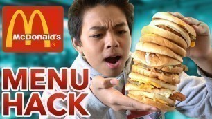 'ULTIMATE MCDONALD\'S MENU HACK!'