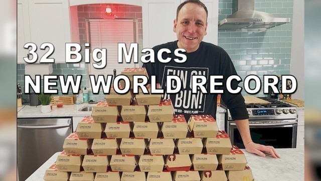 'Most Big Macs Ever Eaten by One Person | Joey Chestnut Sets New World Record'