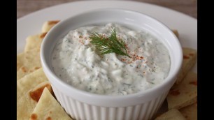 'Tzatziki Sauce - How to Make Tzatziki - Greek Garlic Yogurt Sauce'