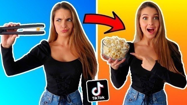 'TESTING VIRAL TIK TOK LIFE HACKS!! (CAN\'T BELIEVE THIS WORKED)'