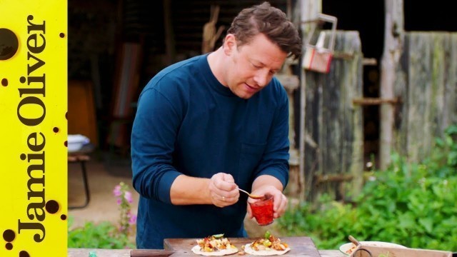 'Crispy Salmon Tacos | Keep Cooking Family Favourites | Jamie Oliver'