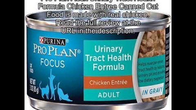 'Purina Pro Plan Wet Cat Food, Focus, Adult Urinary Tract Health Formula Chicken Entrée, 3-Ounce Can'