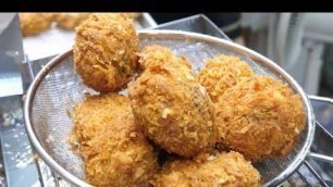 'Fish Cake Cheese Croquette - Korean Street Food'