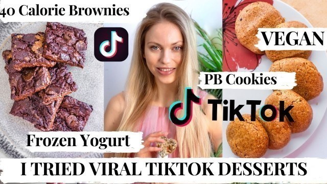 'I tried Viral TIKTOK healthy Food Hacks at home/ARE THEY WORTH TRYING? Testing TikTok DESSERTS/VEGAN'