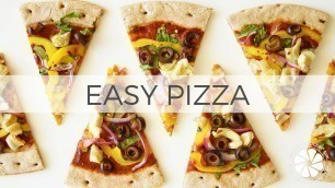 'FOOD: Easy Vegan Pizza | Fast Healthy Dinner Ideas | Healthy Grocery Girl'