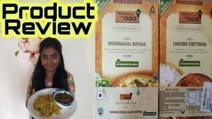 'ITC Noormahal Briyani & Chicken Chettinad Review | Food Product Review in Tamil| Ani\'s Tamil Kitchen'