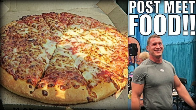 'Post Meet Food! Competition Day Vlog'