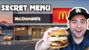 'MCDONALDS SECRET MENU HACK!! (YOU NEED TO TRY)'