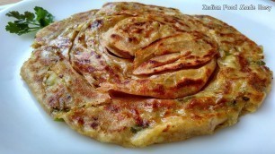 'Punjabi Aloo Lachha Paratha Recipe in Hindi by Indian Food Made Easy'