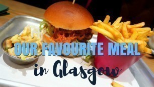 'Our favorite meal in Glasgow, Scotland at the Crafty Pig restaurant and pub'