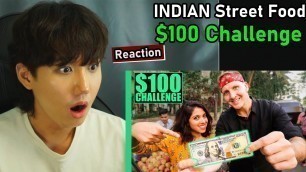 'INDIAN Street Food $100 CHALLENGE in MUMBAI! - KOREAN reaction by Brian Lee'