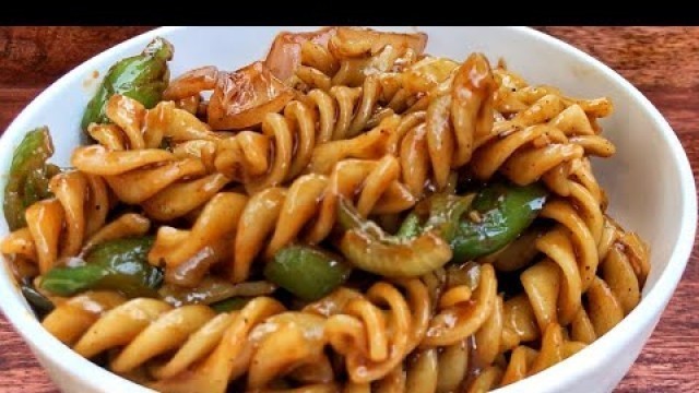 'Chinese Sauce Pasta |Indo Chinese Pasta | Sizzling Food Diaries | Pasta Recipe'